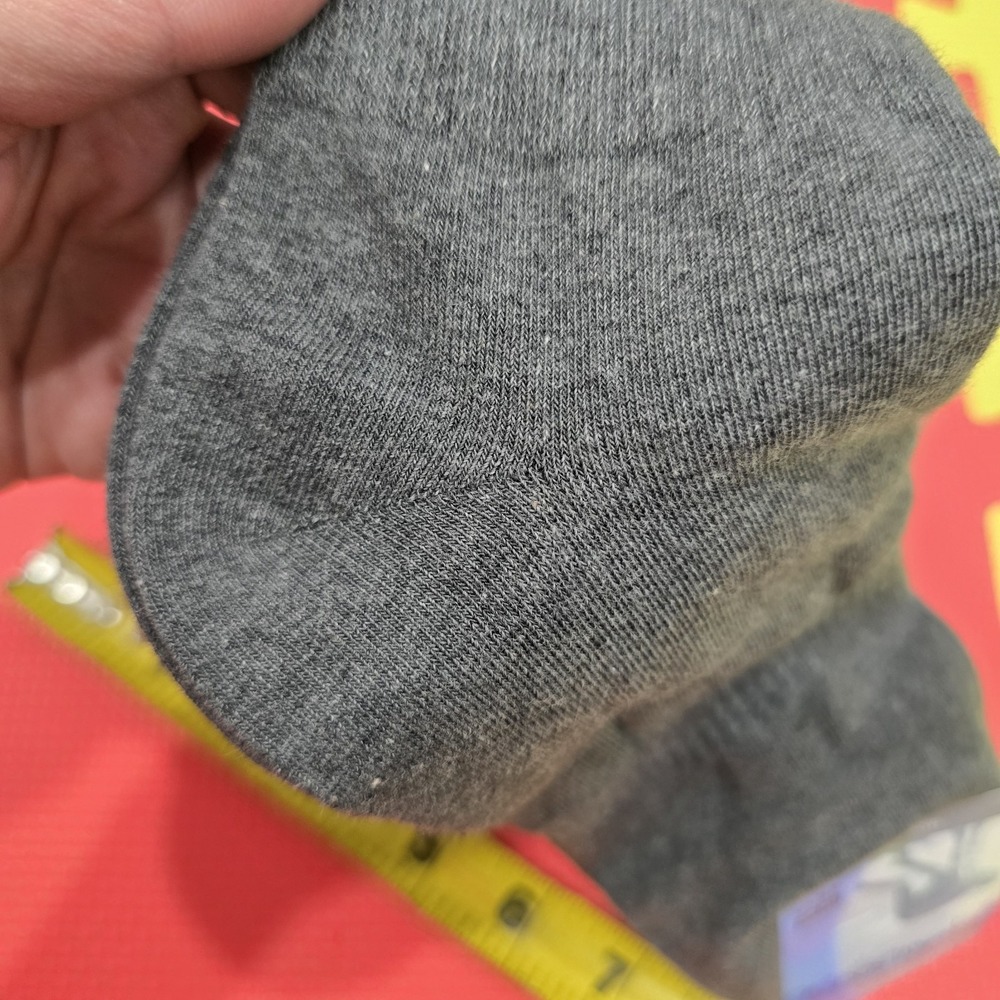 Men's Comfort Ribbed‎ Crew Socks - Charcoal Gray (Multi-Pack)